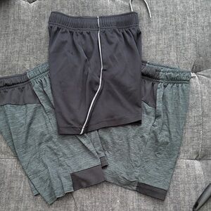 Black and Grey Actice Shorts - size 5